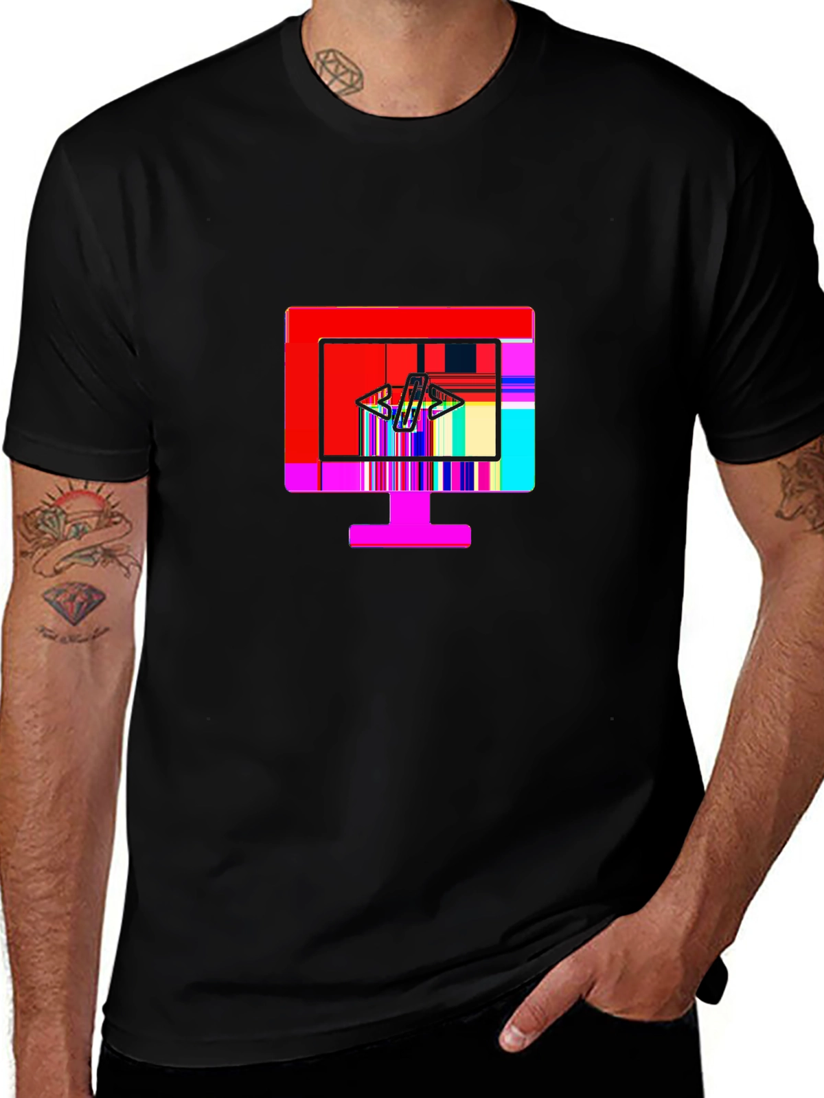 Future Tech Tee – Computer terminal, 'ROOT