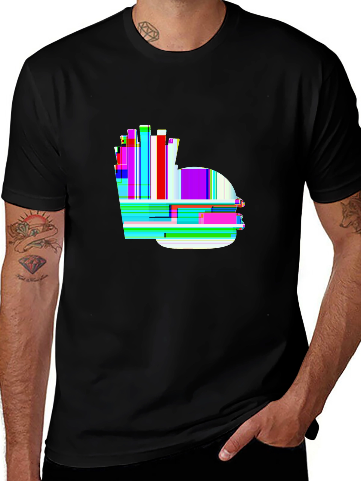 Foodie Vibes Tee – Burger with fries
