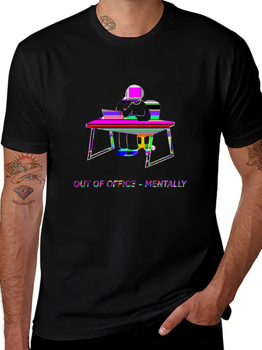 Funny Bone Tee – Stick figure sitting