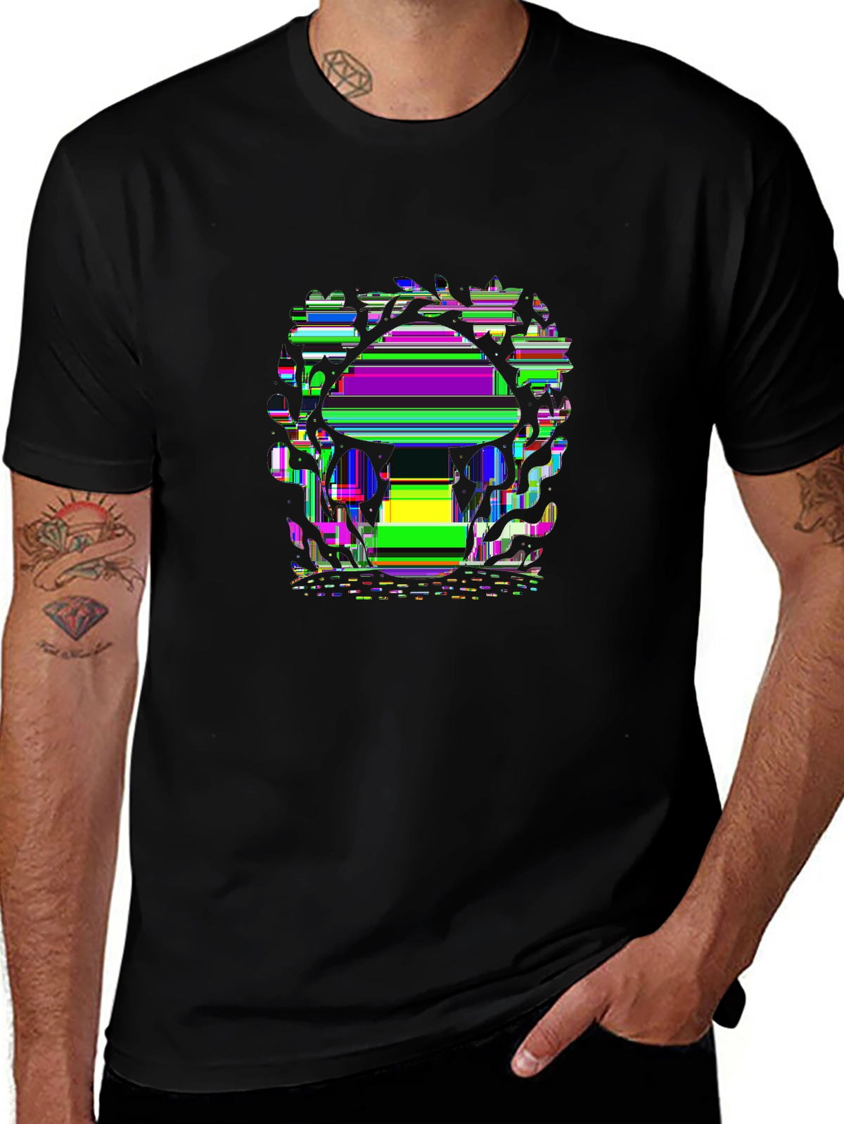 Wild Explorer Tee – Mushroom with floral