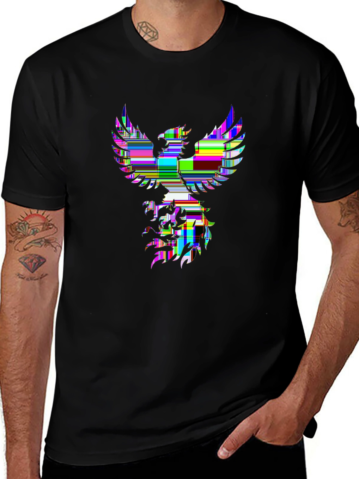 Mythical Legends Tee – Phoenix rising, flames