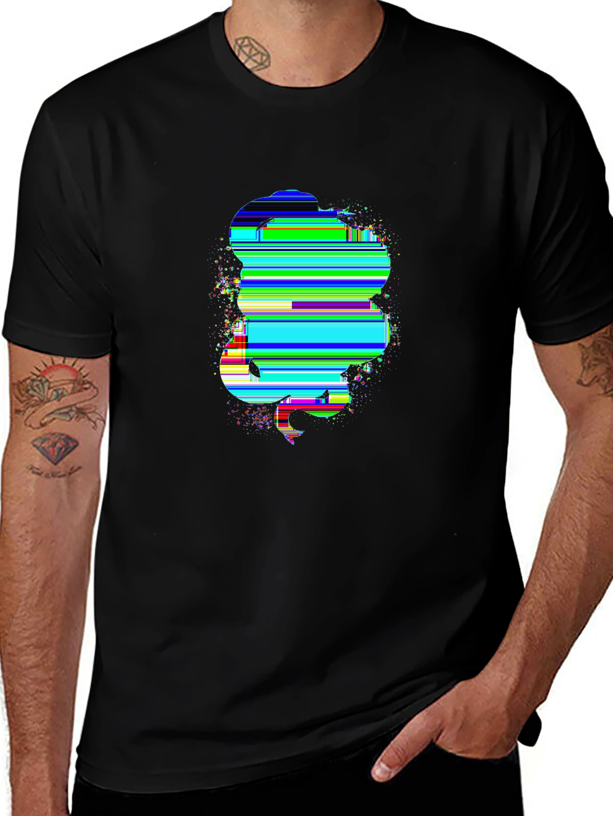 Dark Aesthetic Tee – Skull with snake