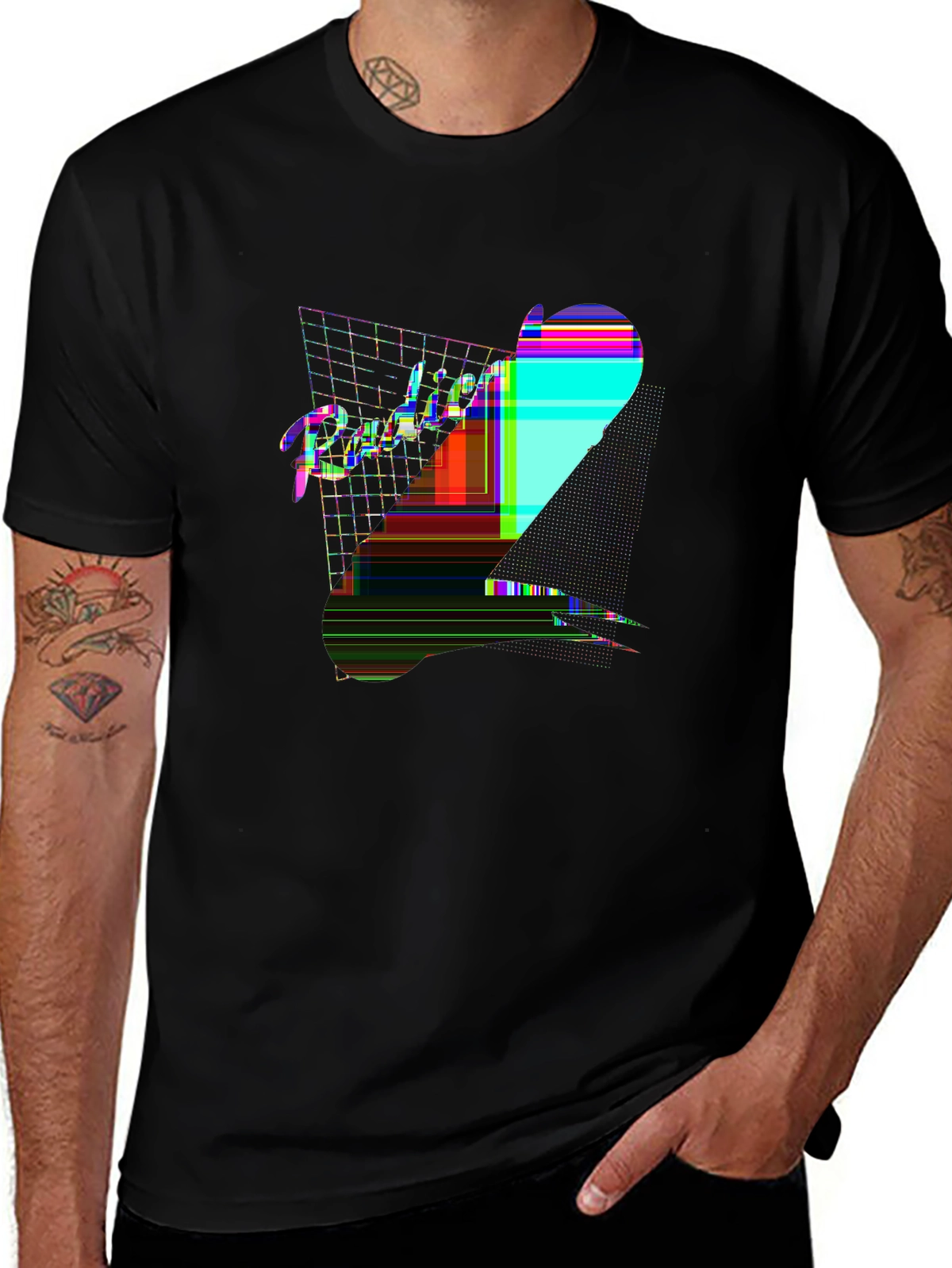 Retro Rewind Tee – Retro skateboard, 80s