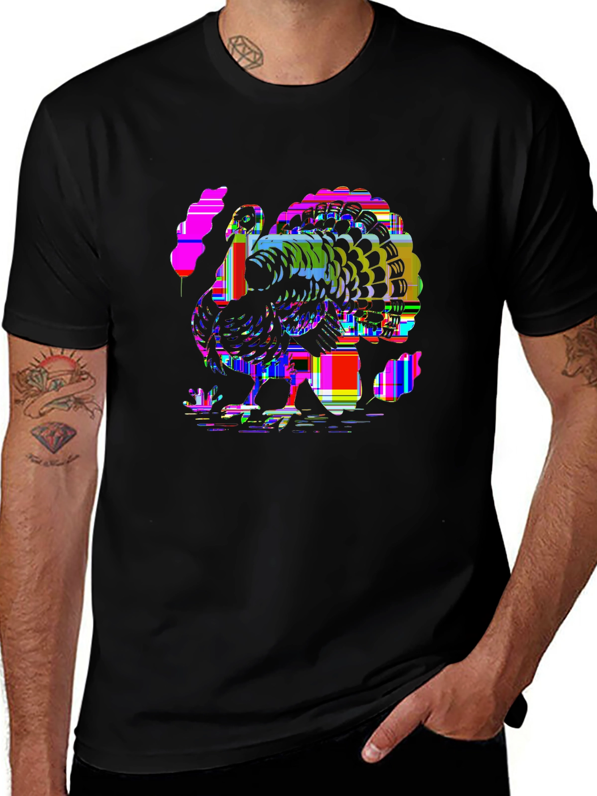 Holiday Spirit Tee – Turkey autumn, 'GIVE