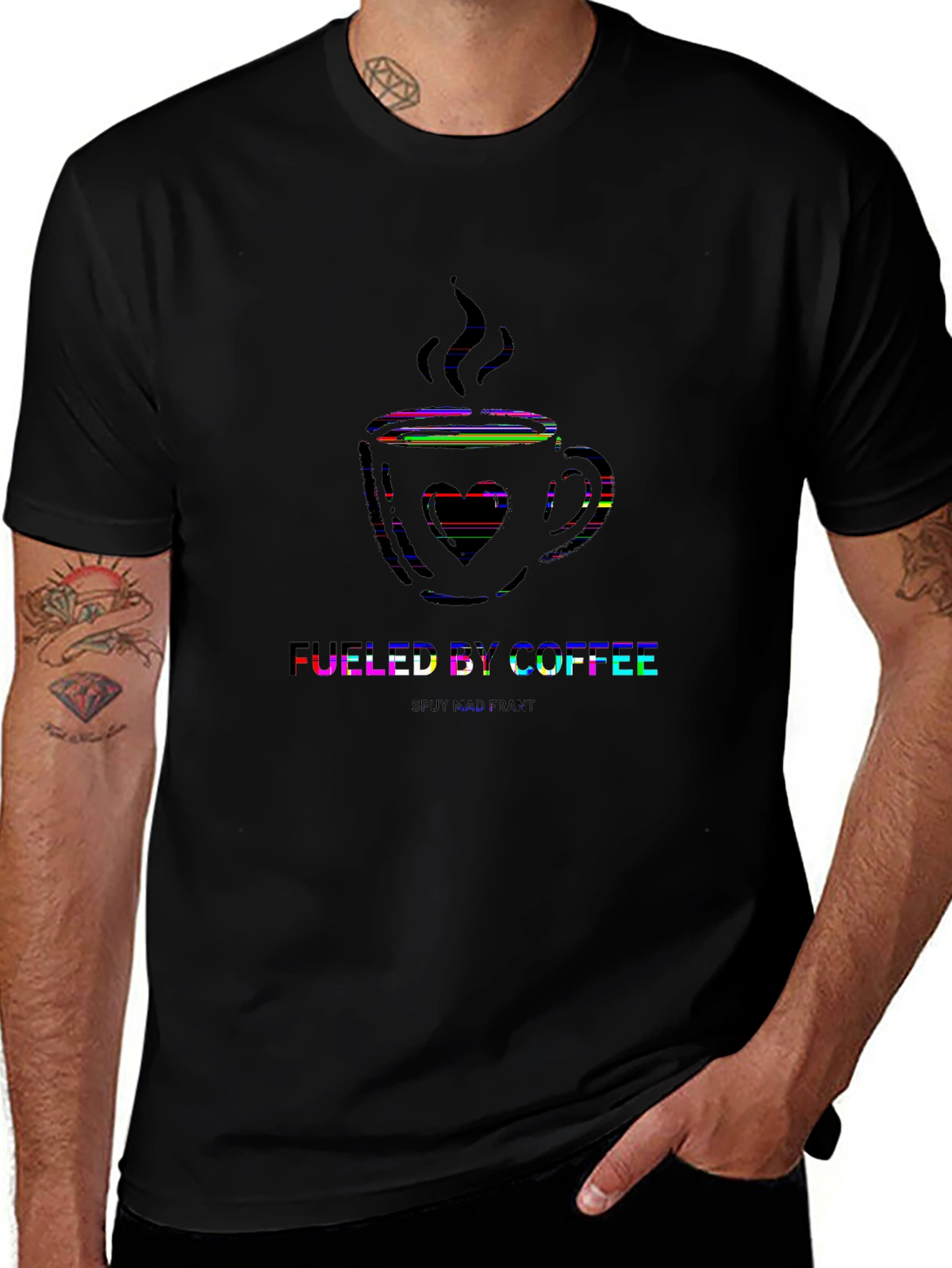 Foodie Vibes Tee – Coffee cup with