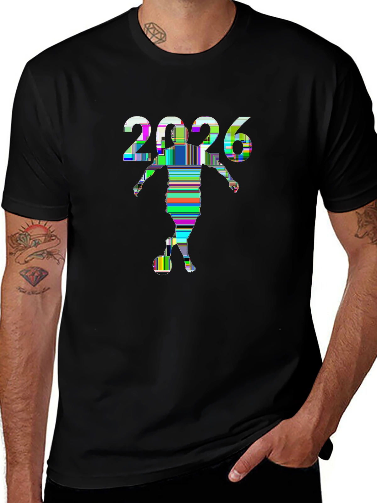 Soccer Fever Tee – Retro soccer player