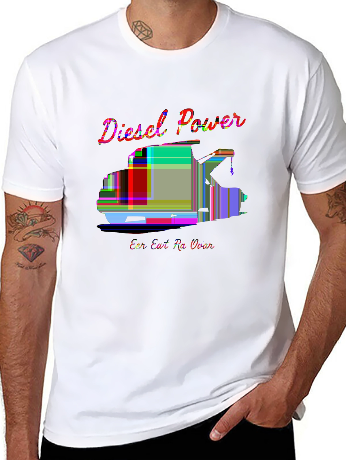 Auto Enthusiast Tee – Tow truck and