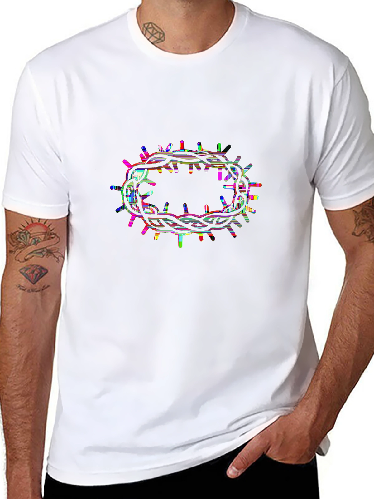 Faith Over Fear Tee – Crown of thorns