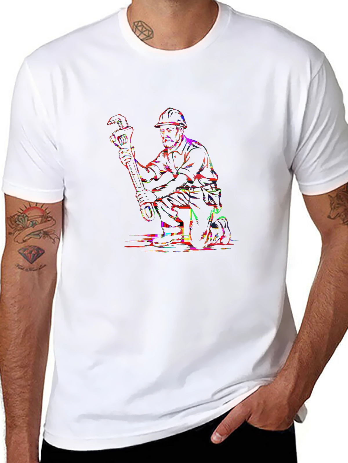 Side Hustle Tee – Tool wrench, builder