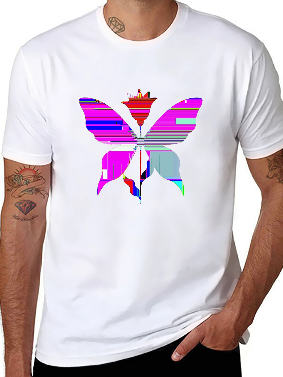 Mythical Legends Tee – Fairy wings flowers