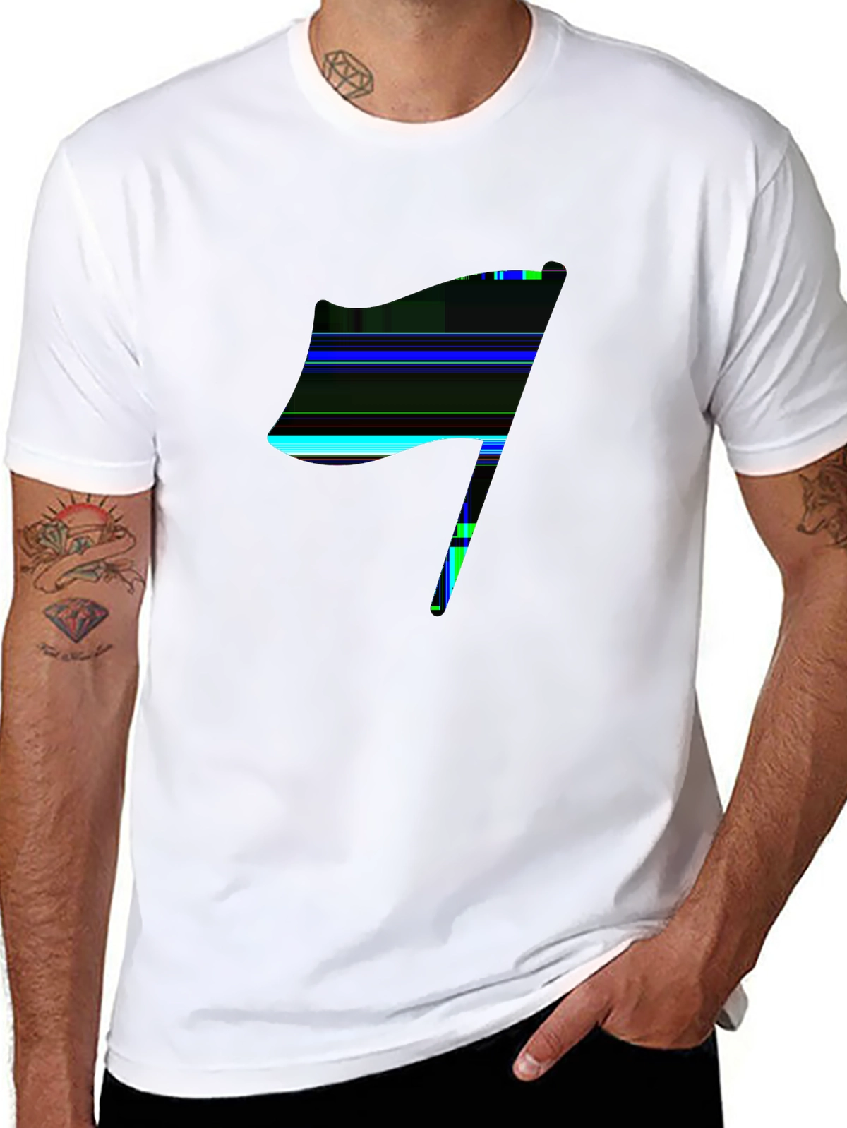 Auto Enthusiast Tee – Racing checkered flag