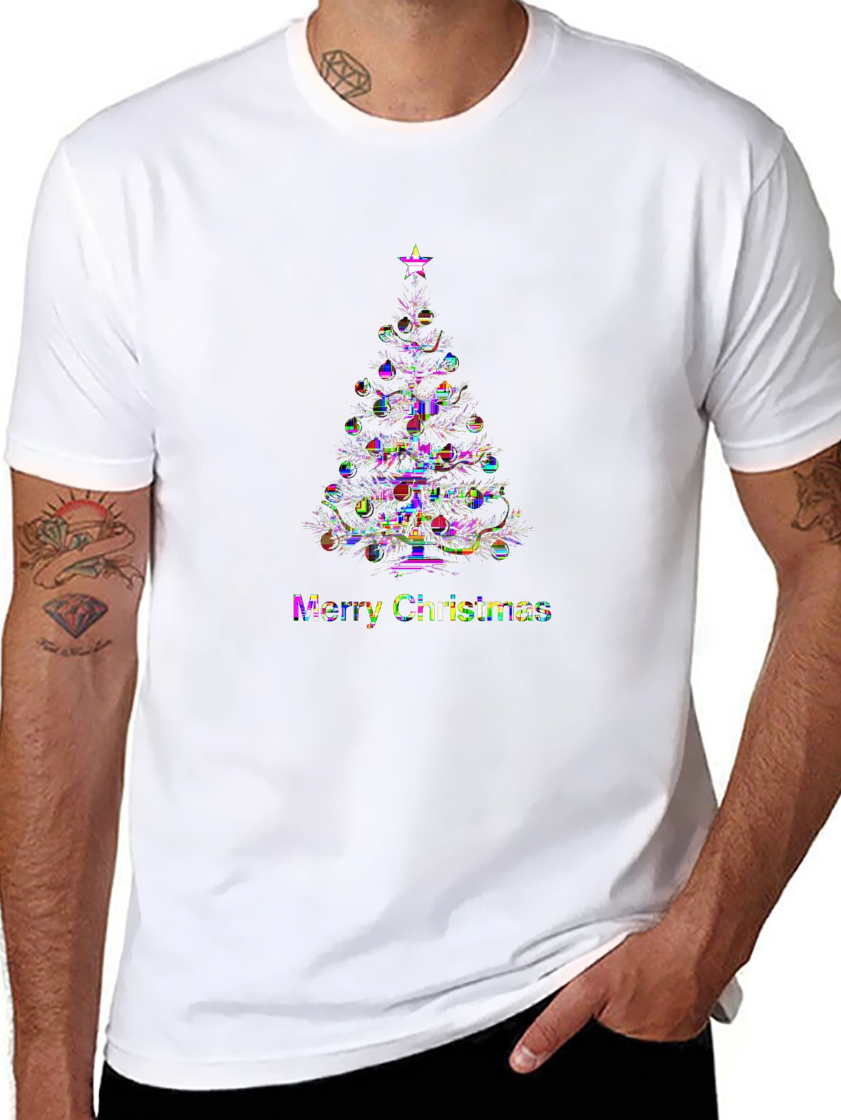 Holiday Spirit Tee – Christmas tree with