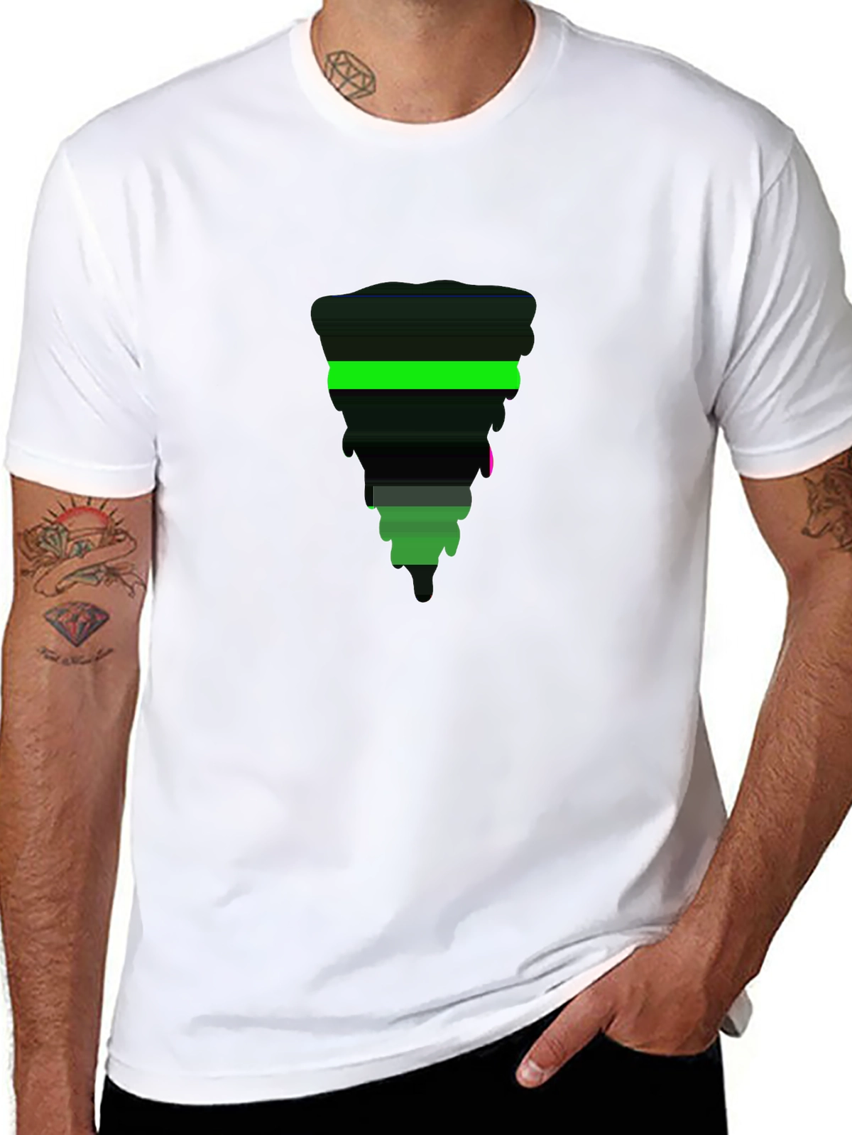 Foodie Vibes Tee – Pizza slice, 'PIZZA