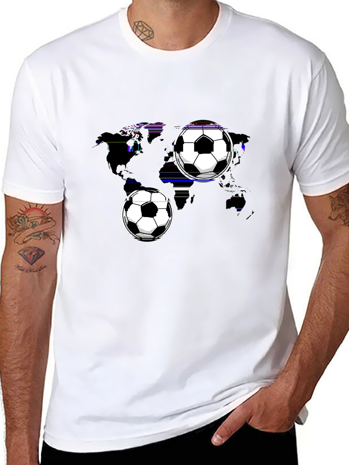 Soccer Fever Tee – World map with
