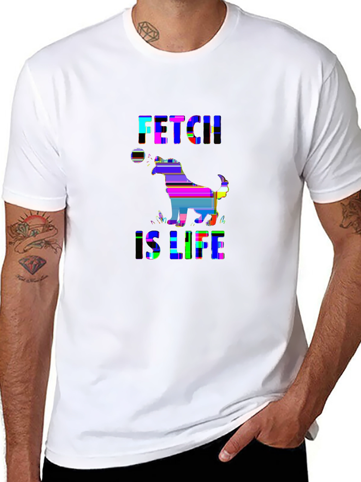 Pet Parent Tee – Dog fetching ball