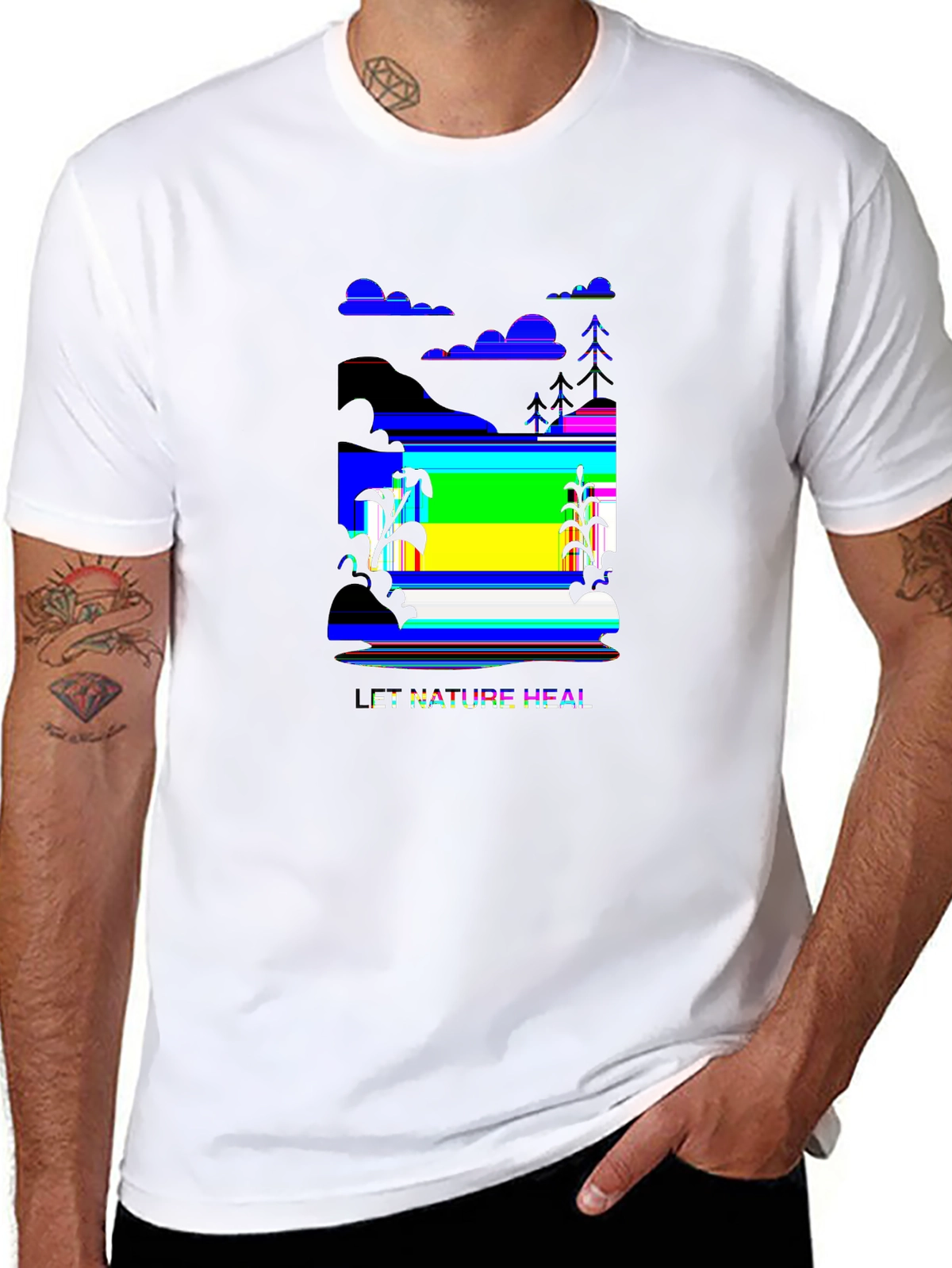 Wild Explorer Tee – Waterfall and rocks