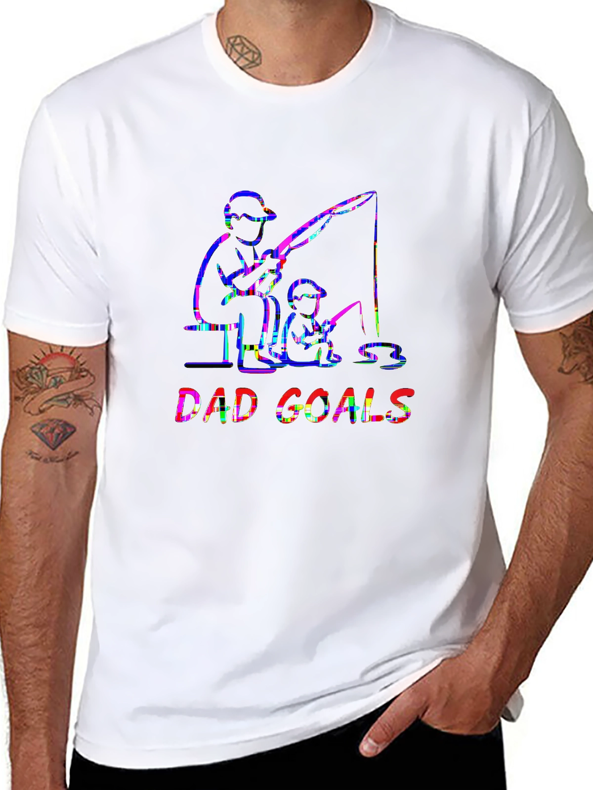 Family First Tee – Dad and child