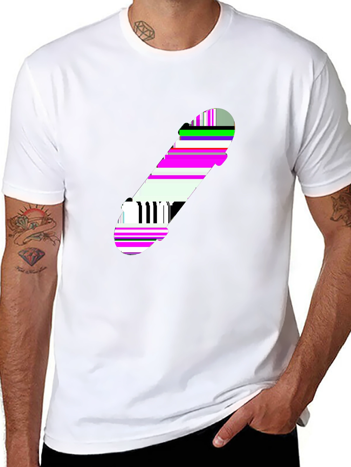Retro Rewind Tee – Retro skateboard, 80s