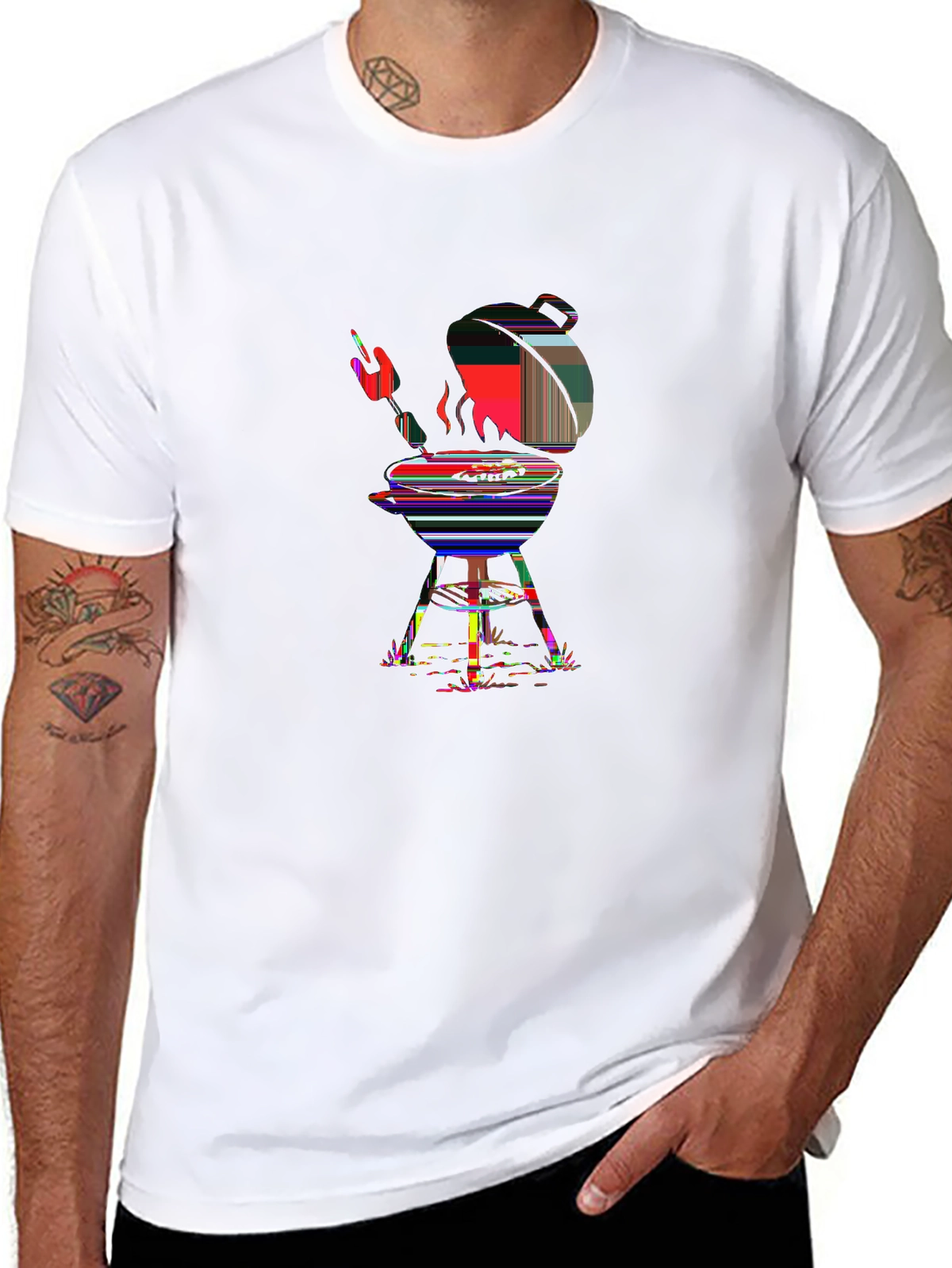 Foodie Vibes Tee – BBQ grill and