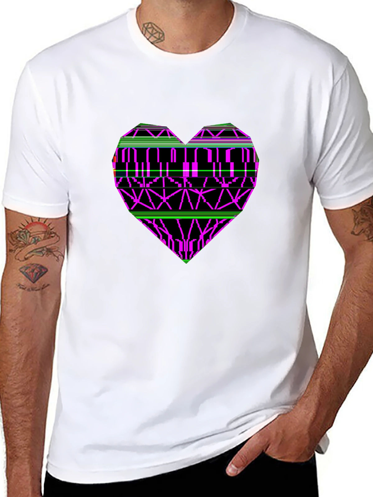 Holiday Spirit Tee – Valentine heart, 'BE