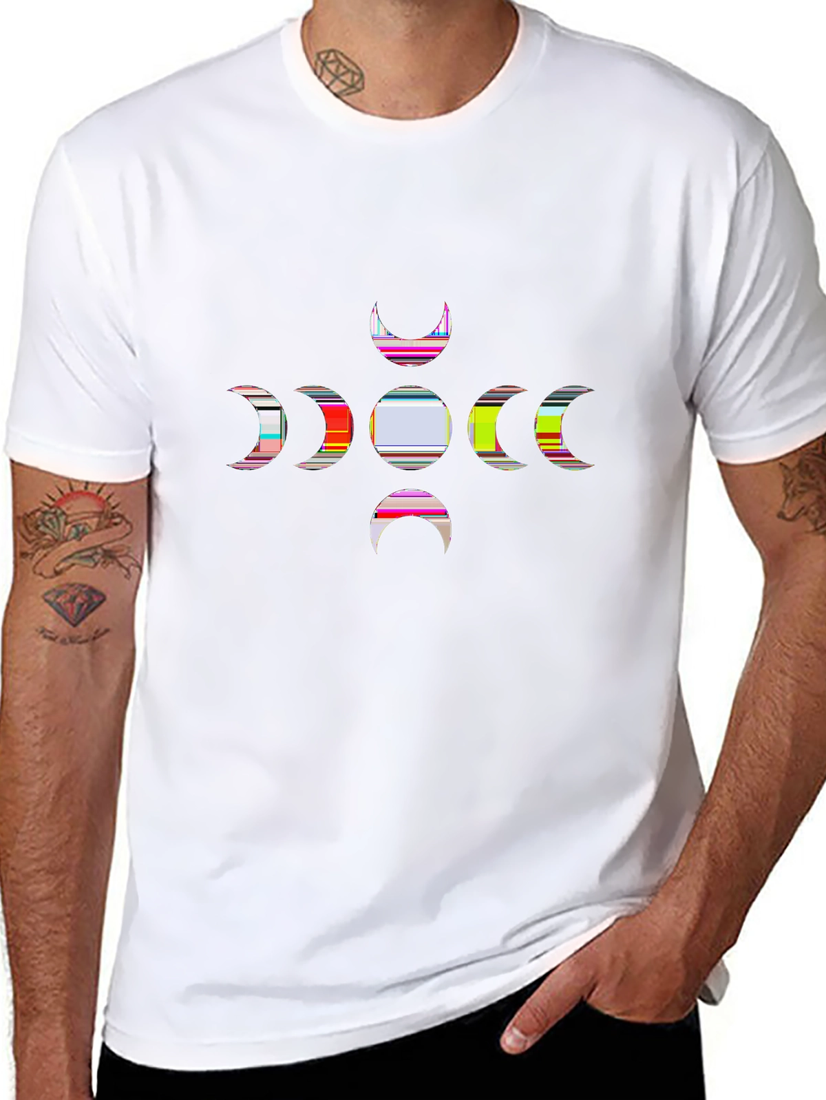 Wild Explorer Tee – Moon phases line