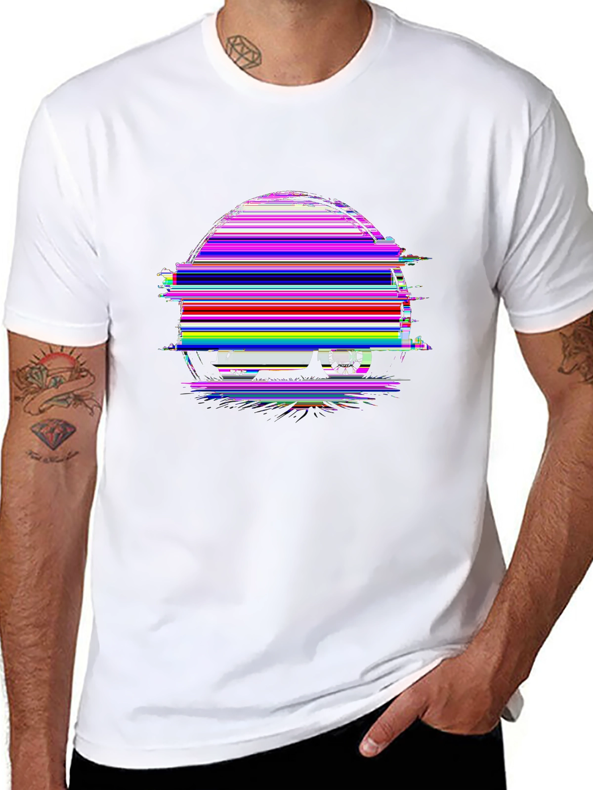 Auto Enthusiast Tee – Motorcycle silhouette sunset