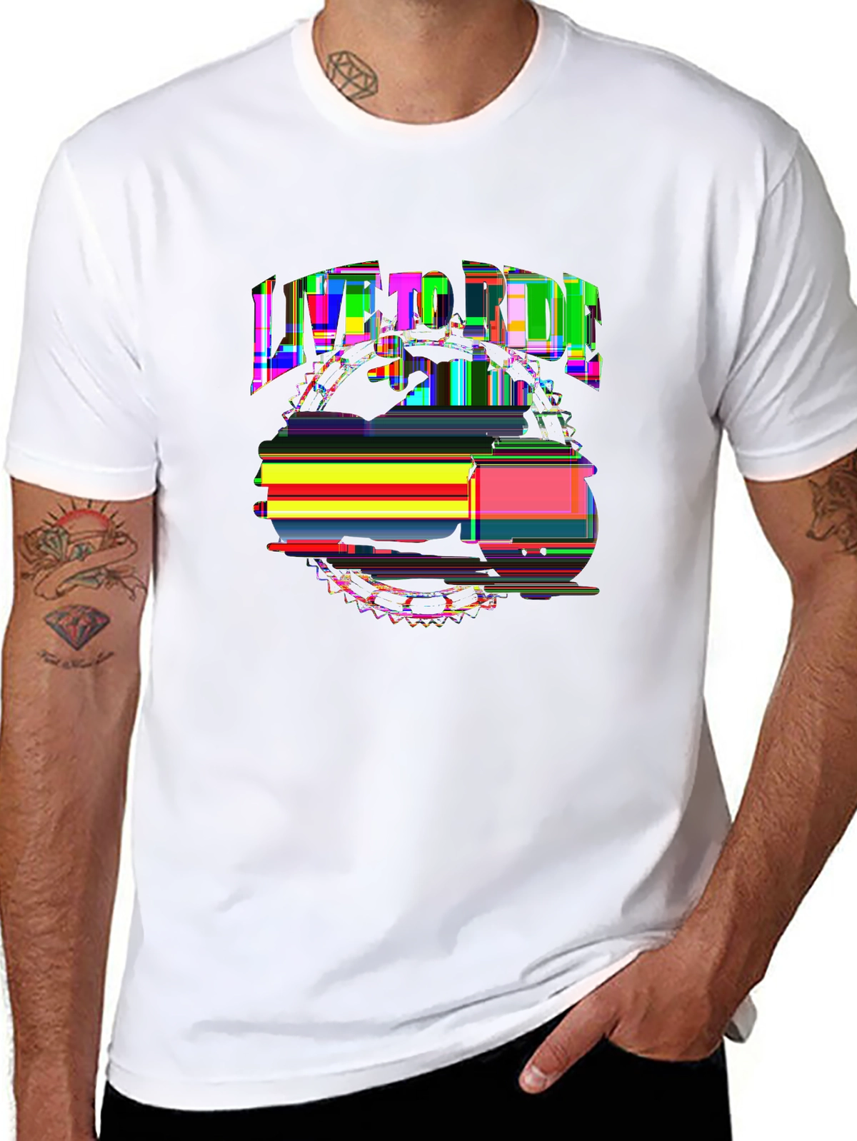 Auto Enthusiast Tee – Harley style bike