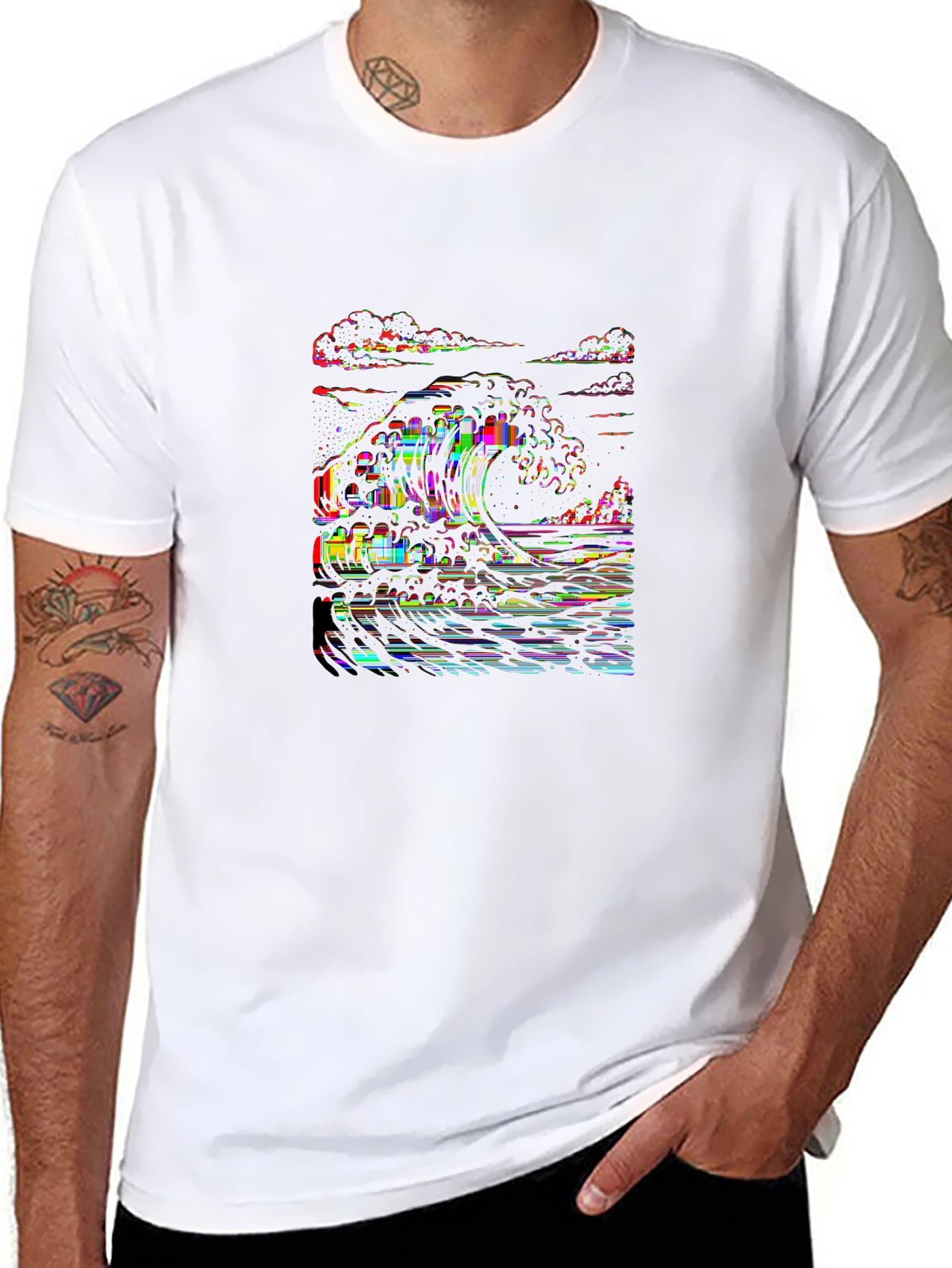 Wild Explorer Tee – Ocean wave, surf
