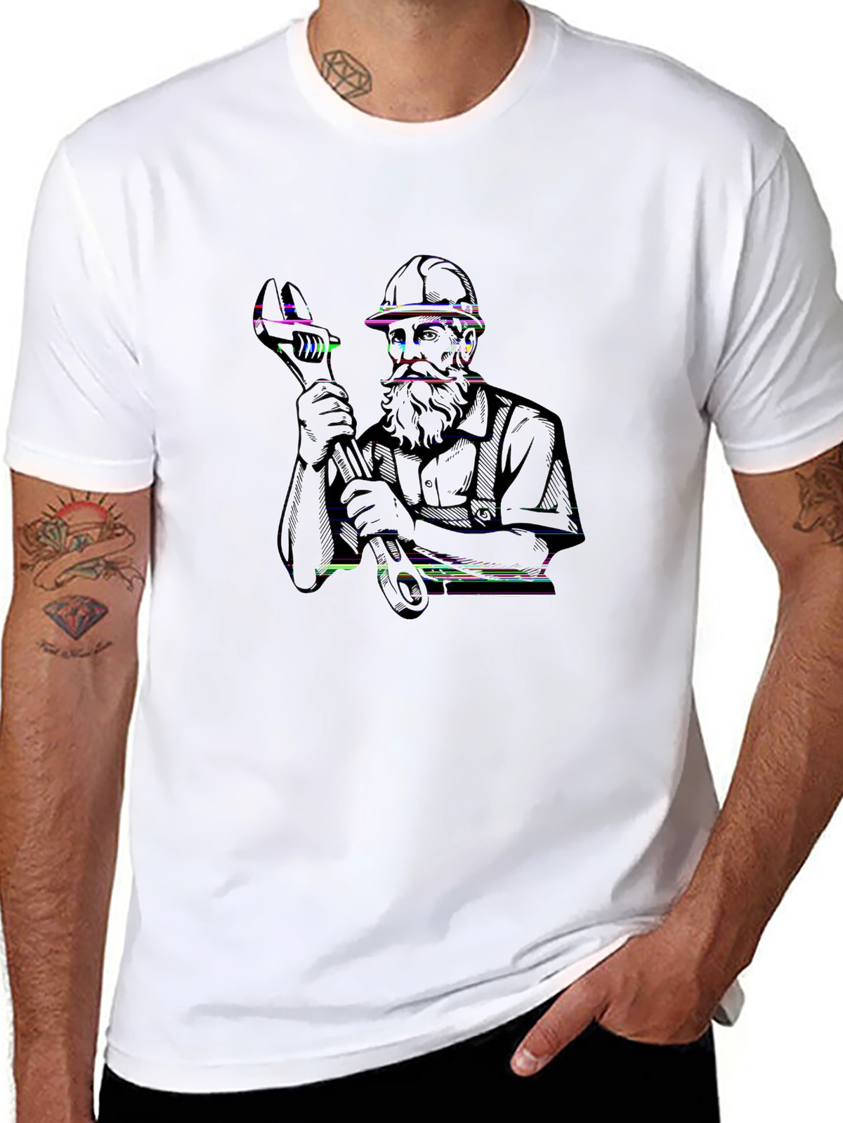 Side Hustle Tee – Tool wrench, builder