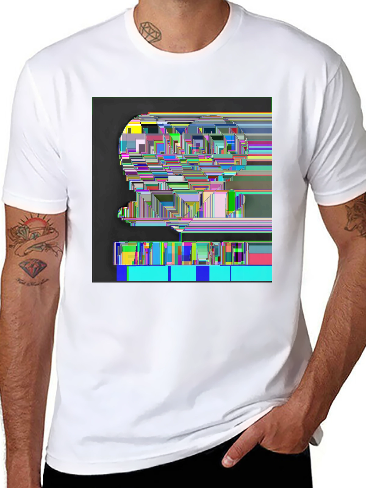 Vibes Music Tee – Piano keys heart