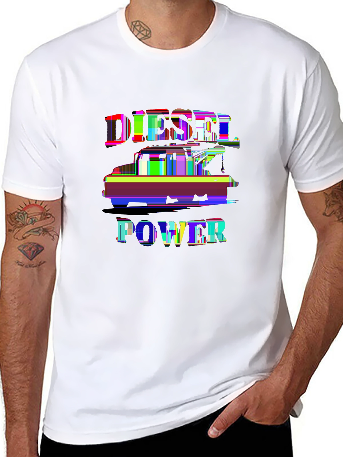 Auto Enthusiast Tee – Tow truck and
