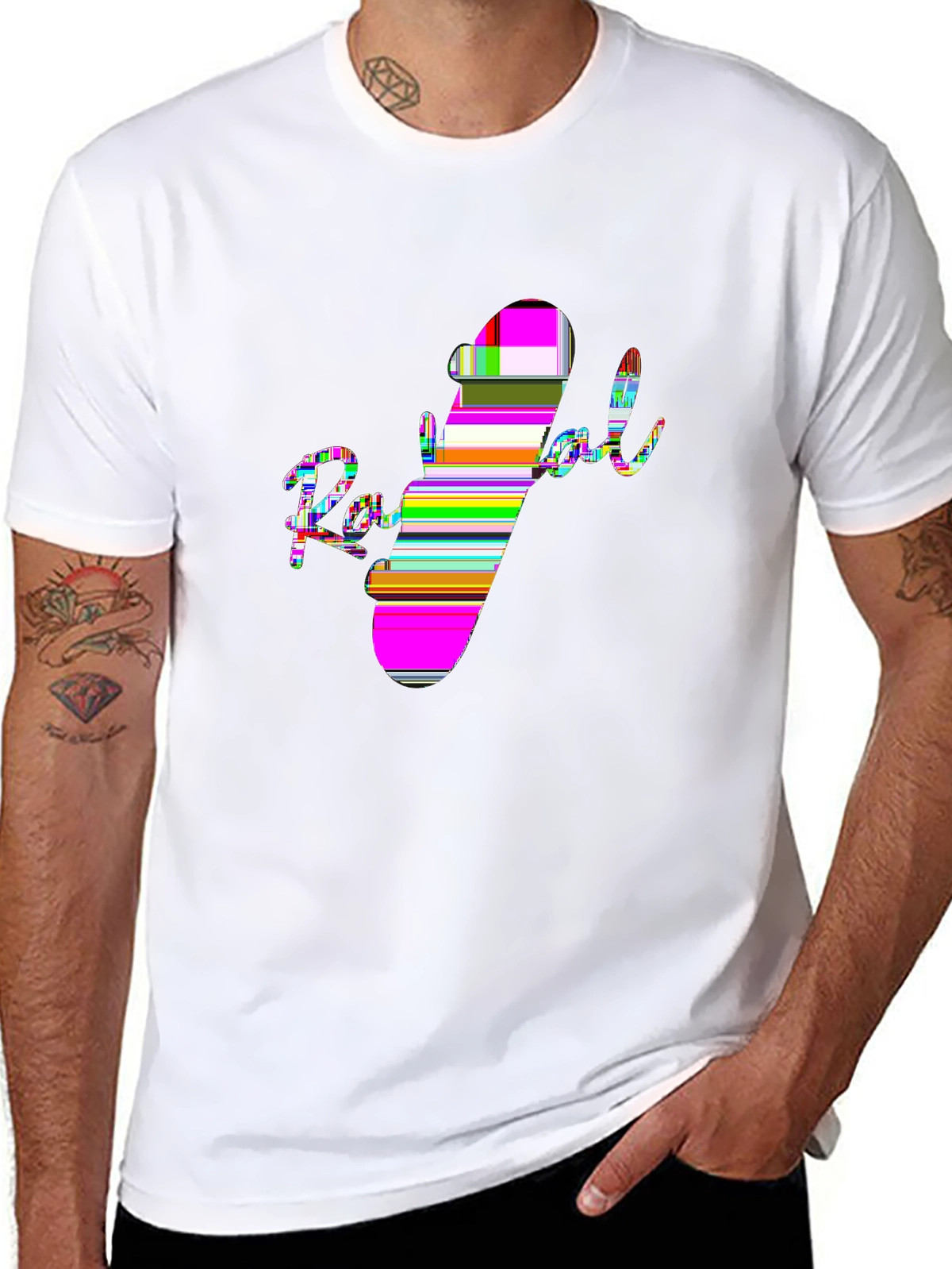 Retro Rewind Tee – Retro skateboard, 80s
