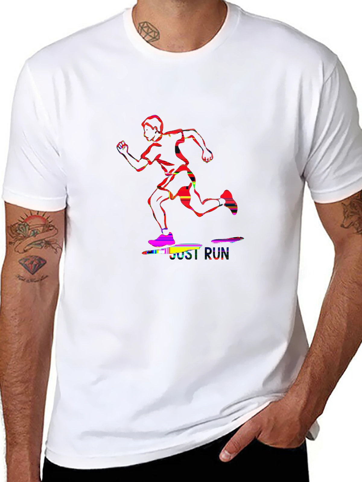 Game Day Premium Tee – Running shoes, 'JUST