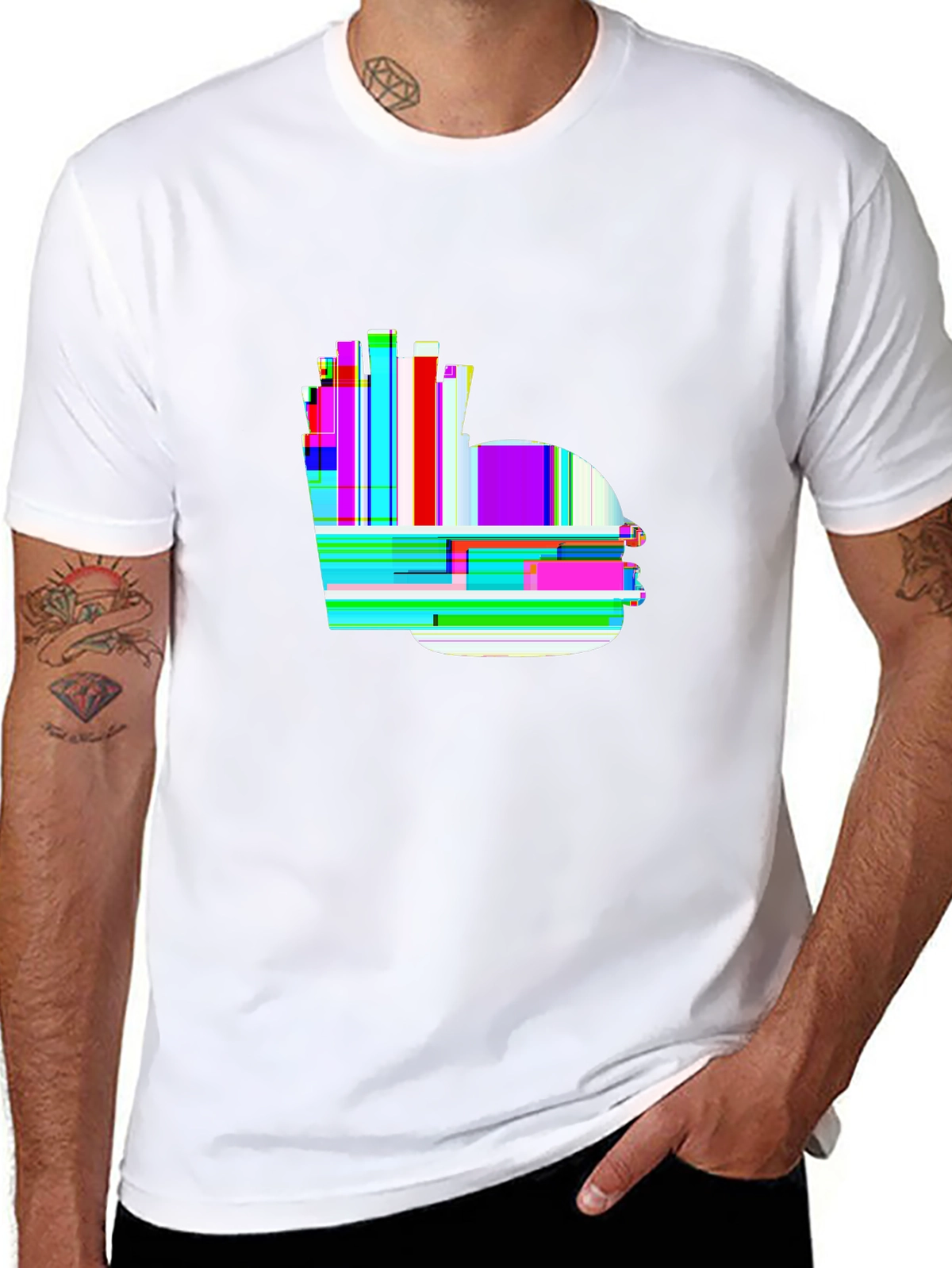 Foodie Vibes Tee – Burger with fries