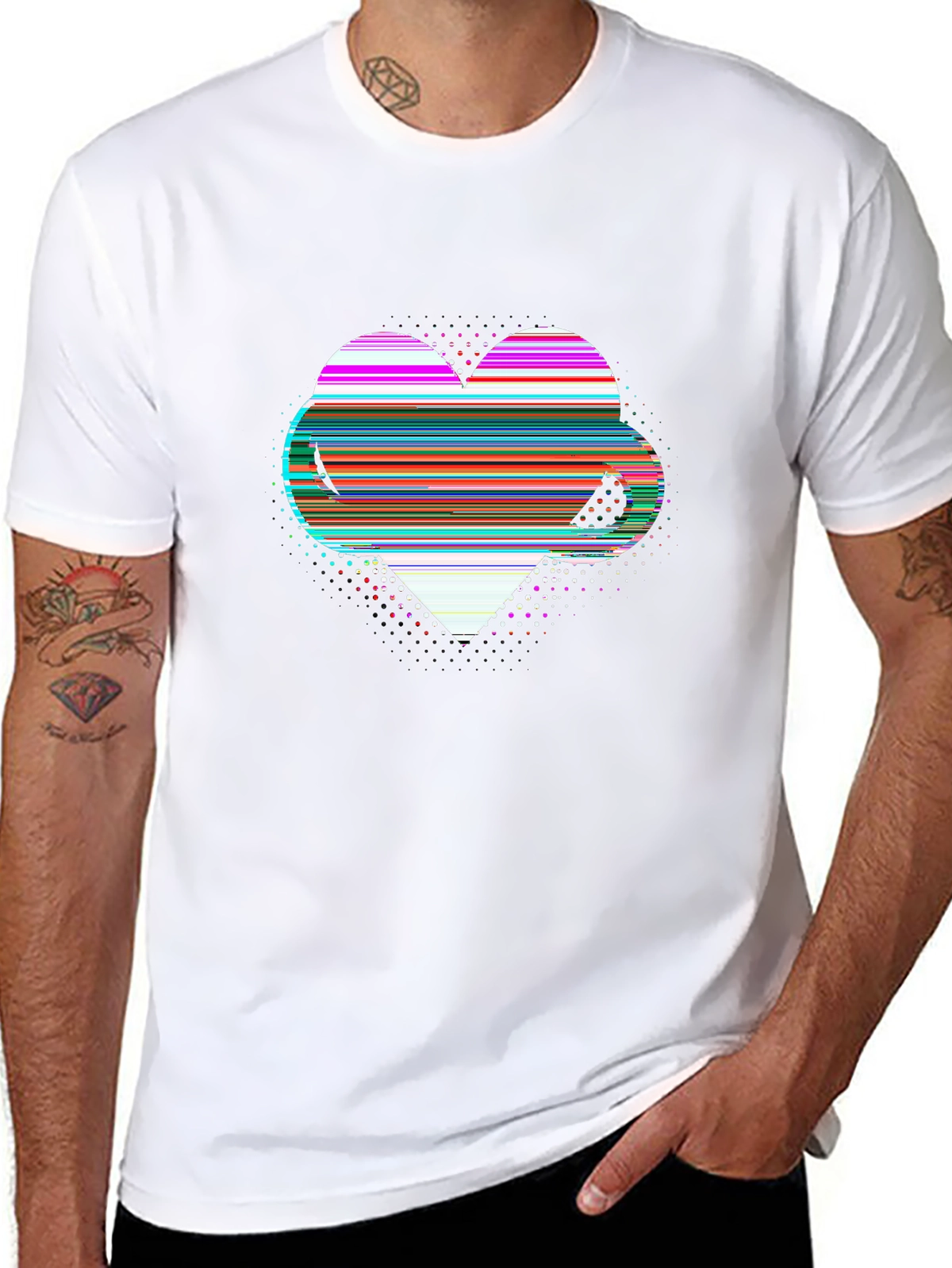 Family First Tee – Mom heart infinity