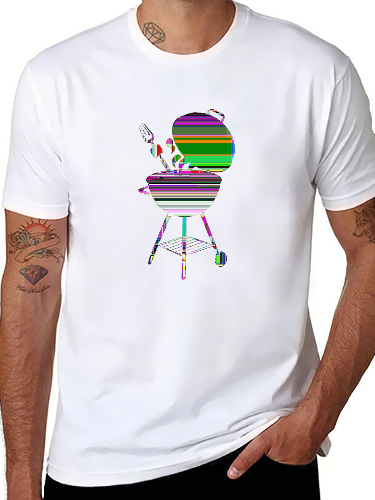 Foodie Vibes Tee – BBQ grill and