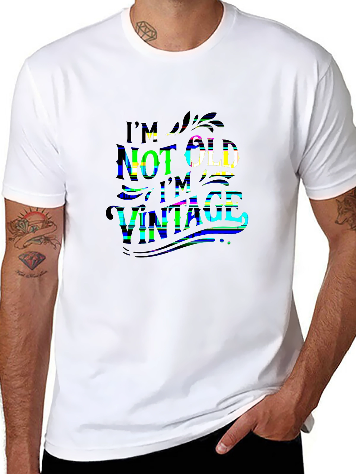 Funny Bone Tee – Sarcastic quote 'I'M