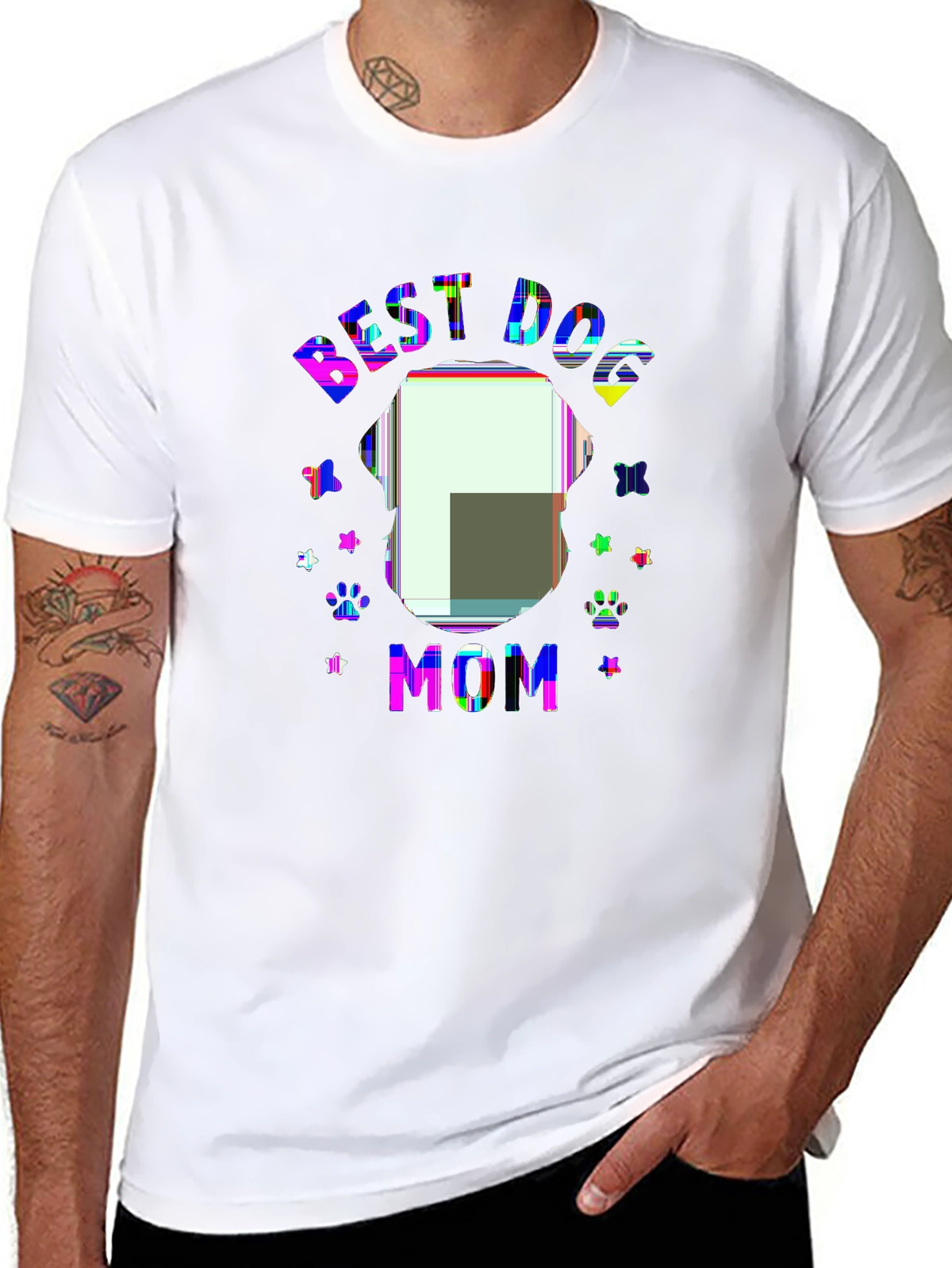 Pet Parent Tee – Golden retriever face
