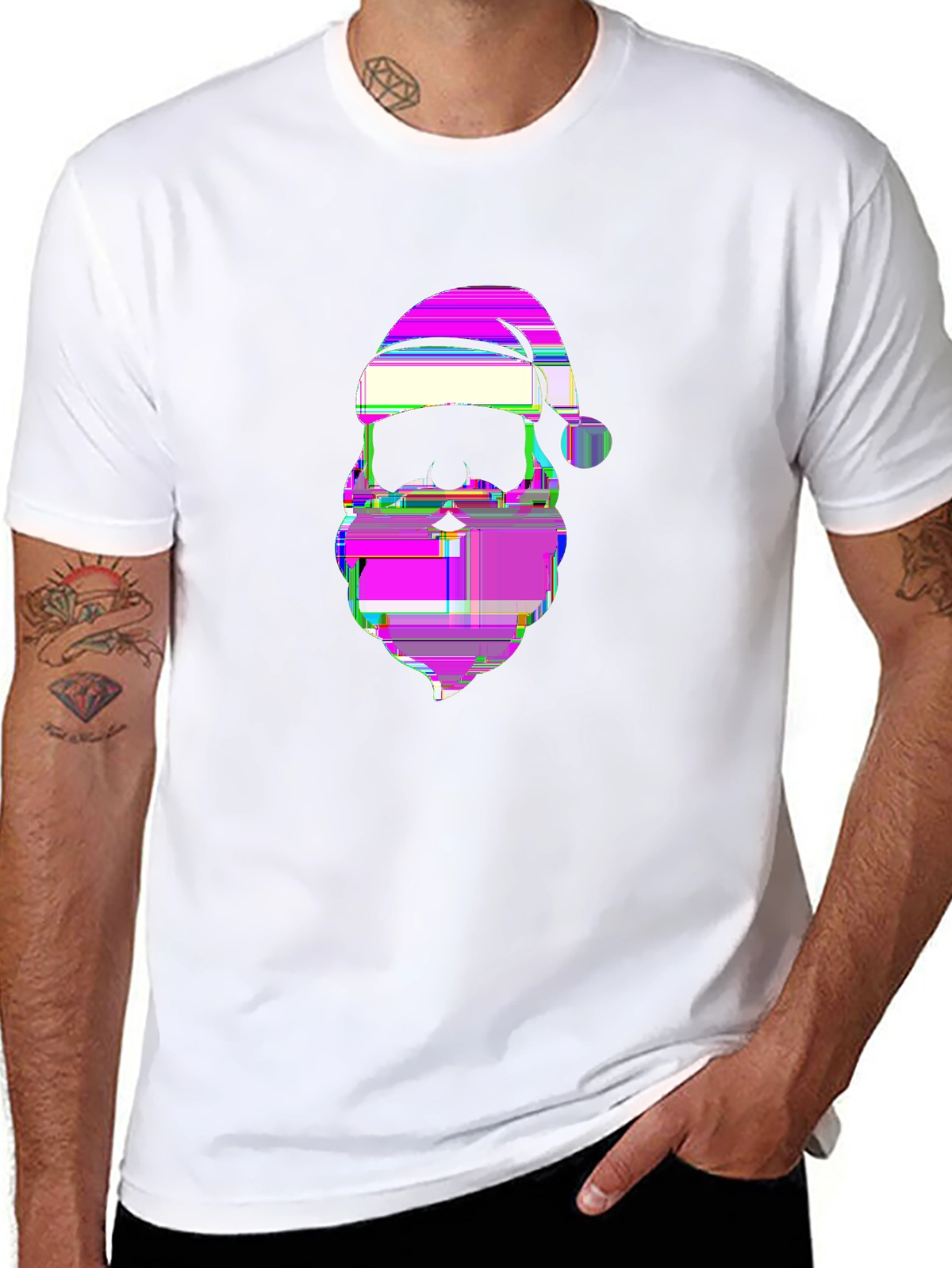 Holiday Spirit Tee – Santa hat and