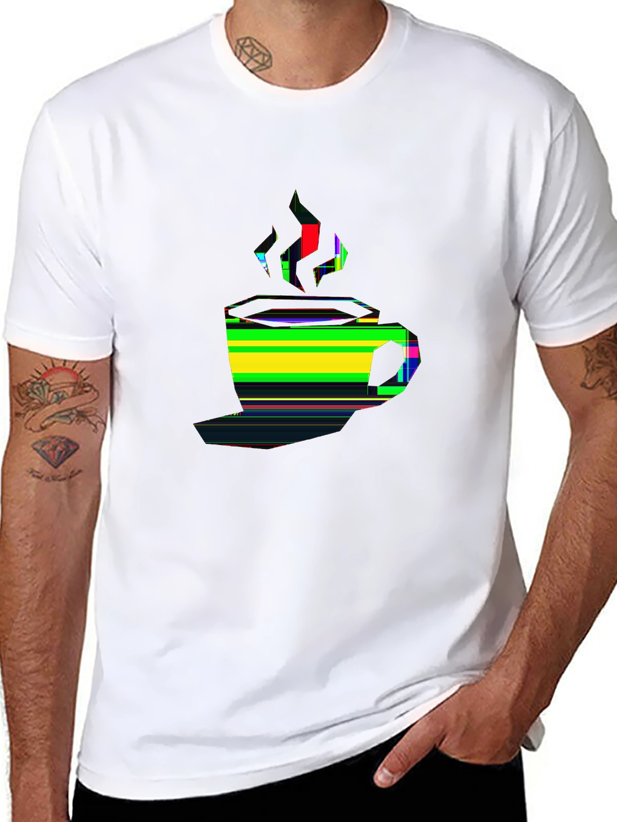 Funny Bone Tee – Coffee cup with
