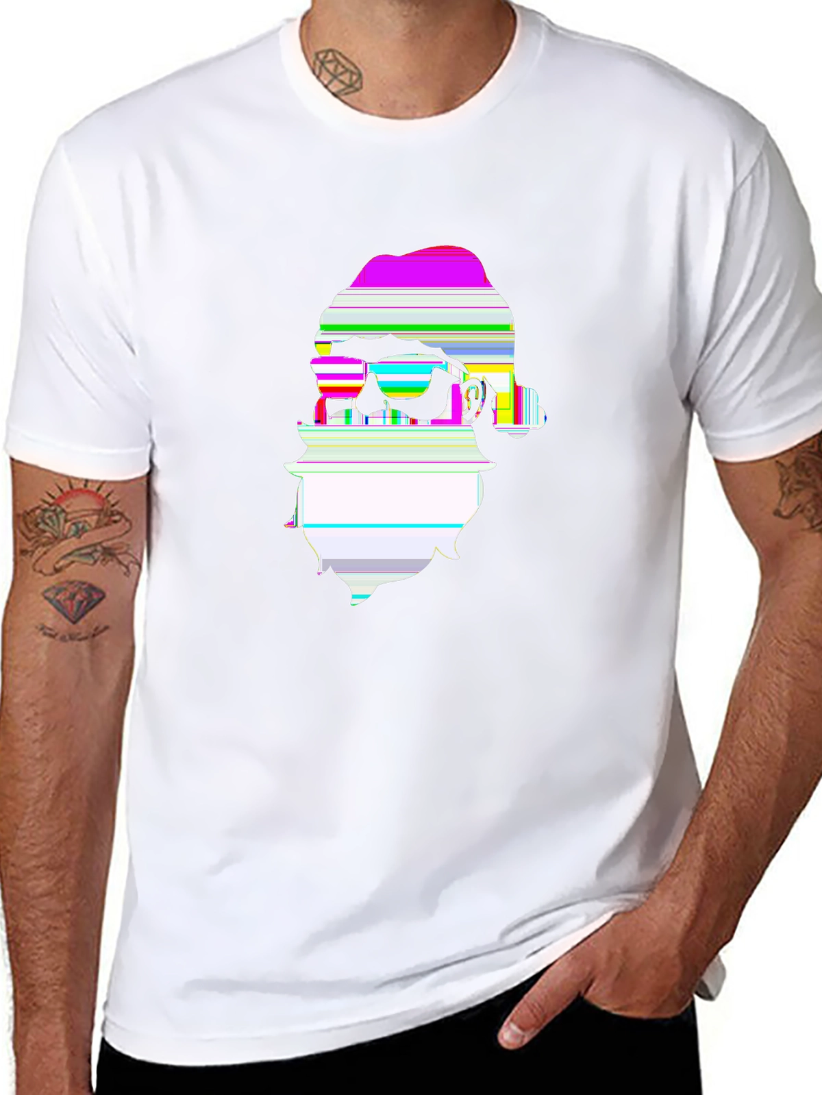 Holiday Spirit Tee – Santa hat and
