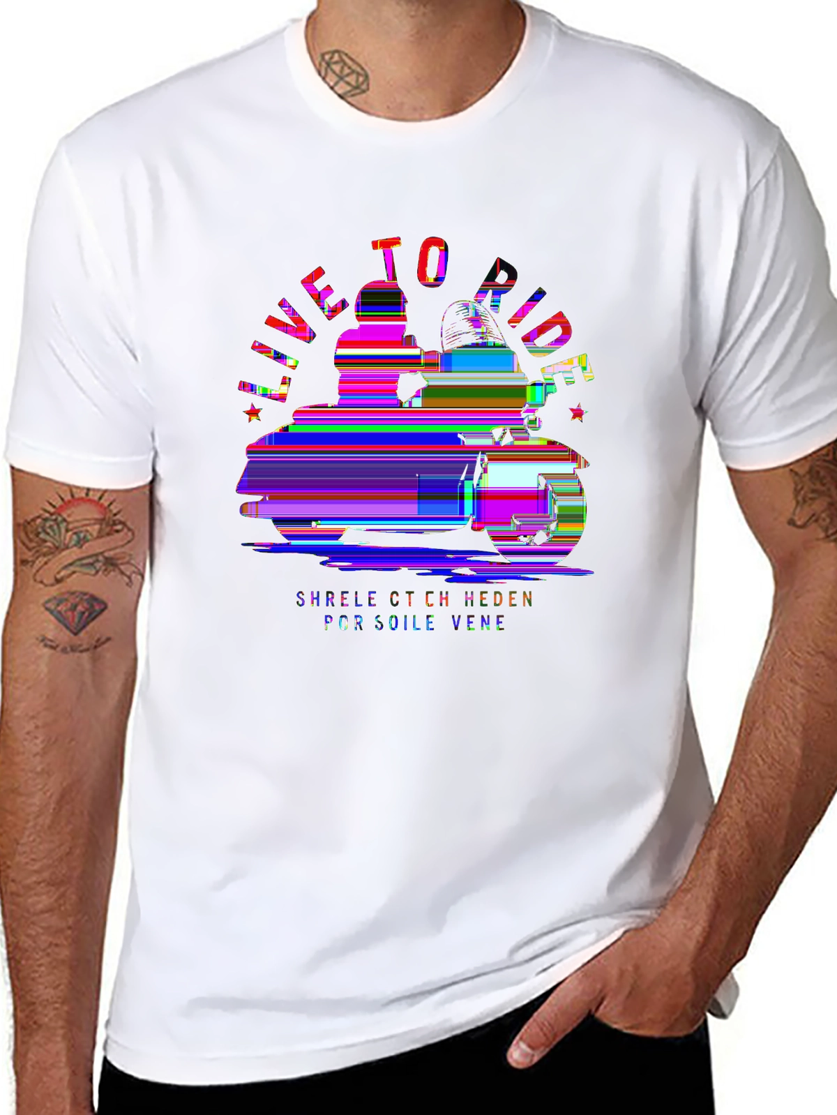 Auto Enthusiast Tee – Harley style bike