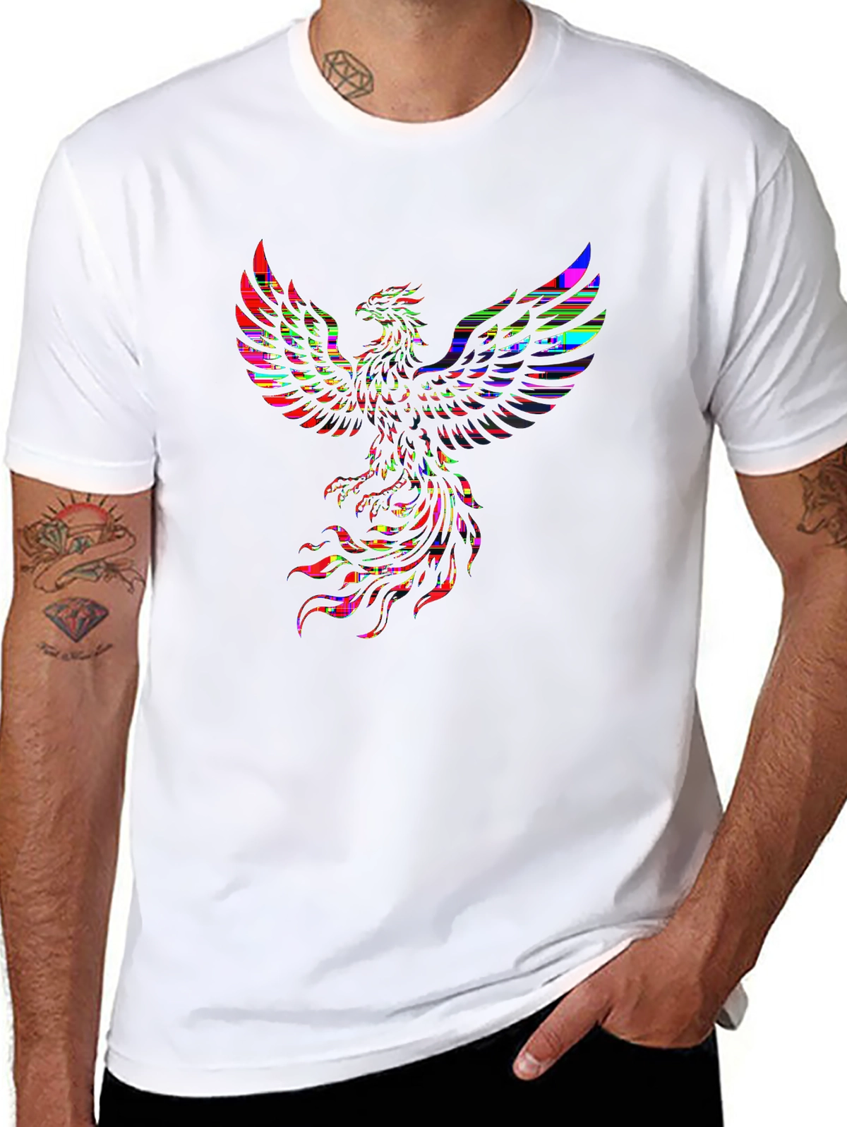 Mythical Legends Tee – Phoenix rising, flames