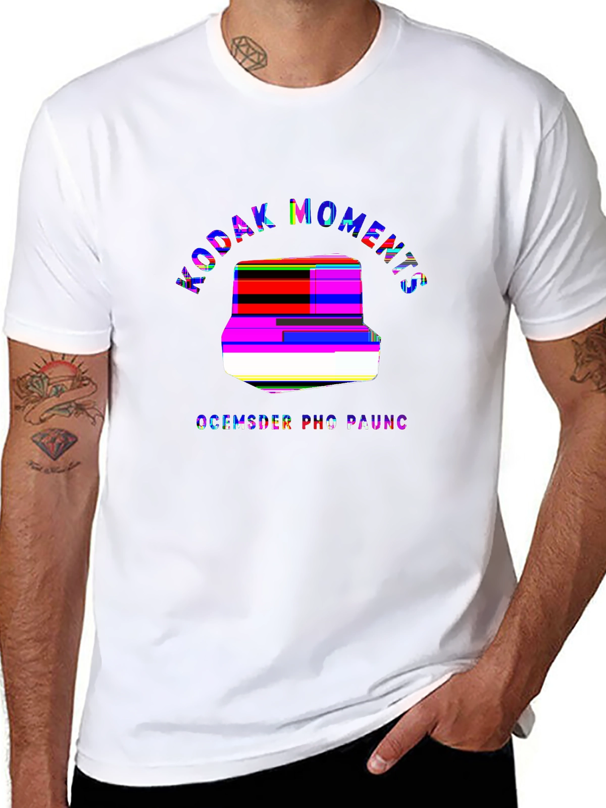 Retro Rewind Tee – Polaroid camera with