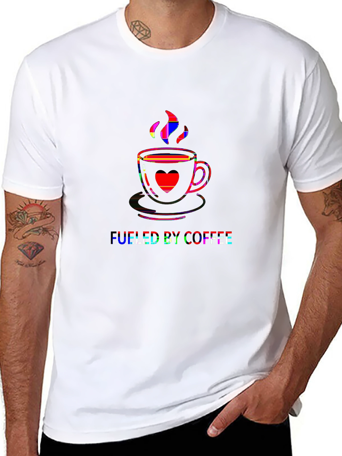 Foodie Vibes Tee – Coffee cup with