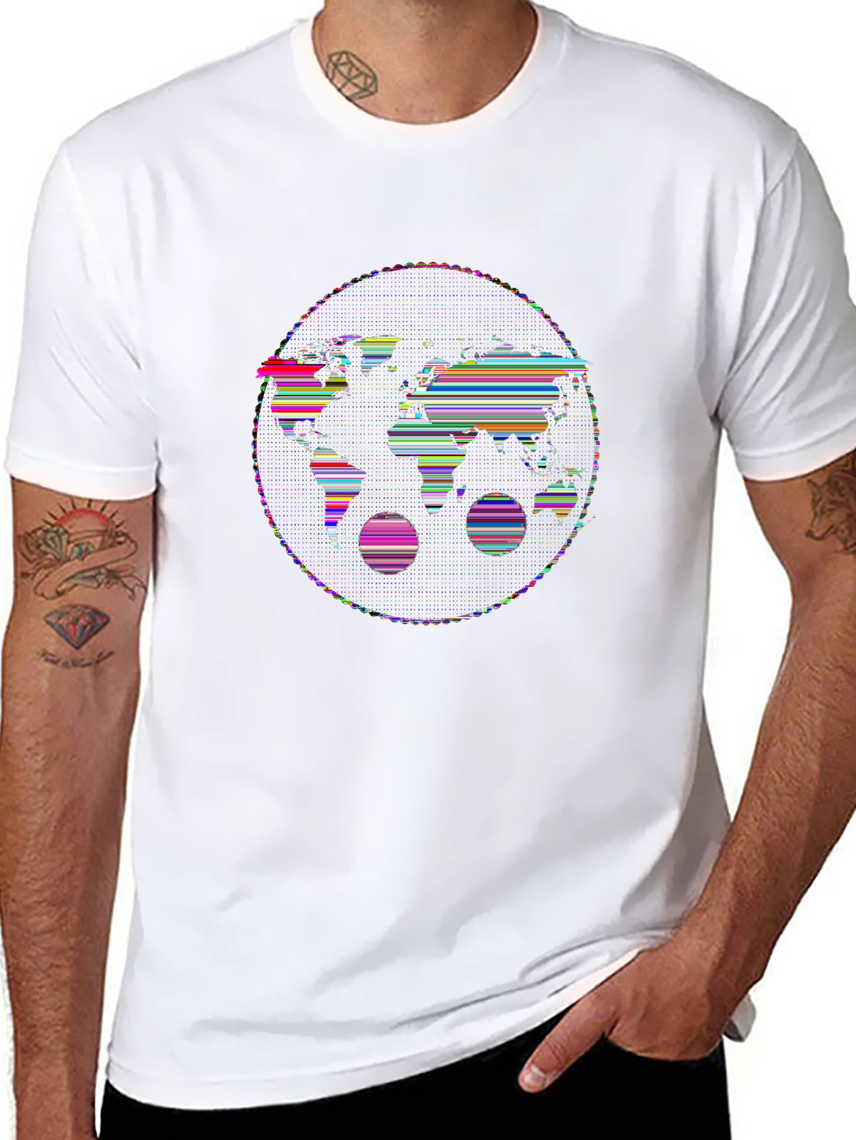 Soccer Fever Tee – World map with