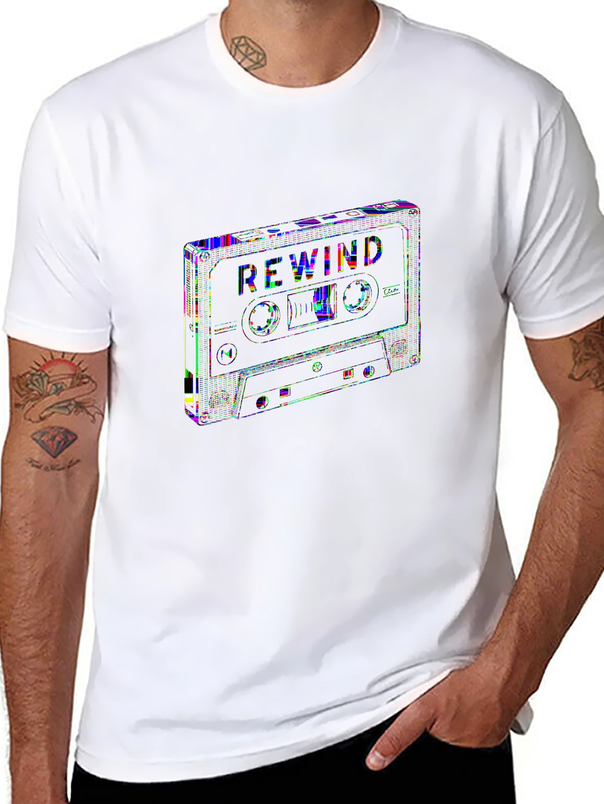 Retro Rewind Tee – Vintage cassette tape