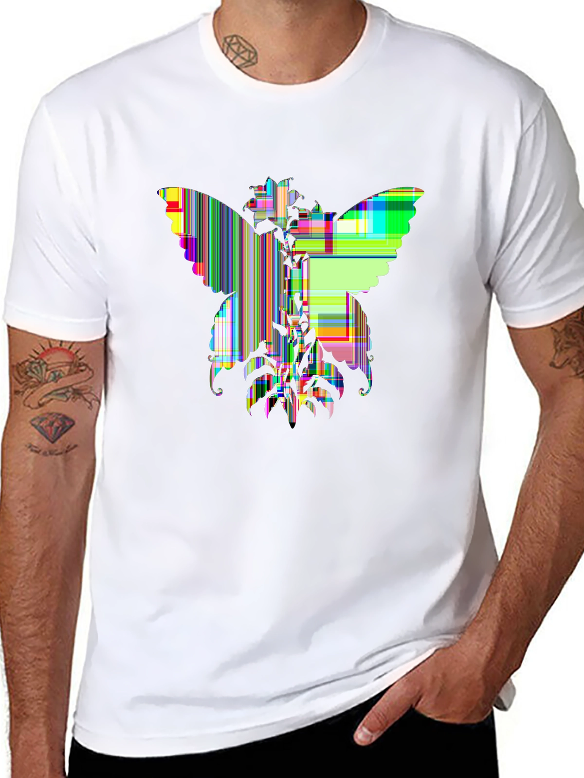 Mythical Legends Tee – Fairy wings flowers