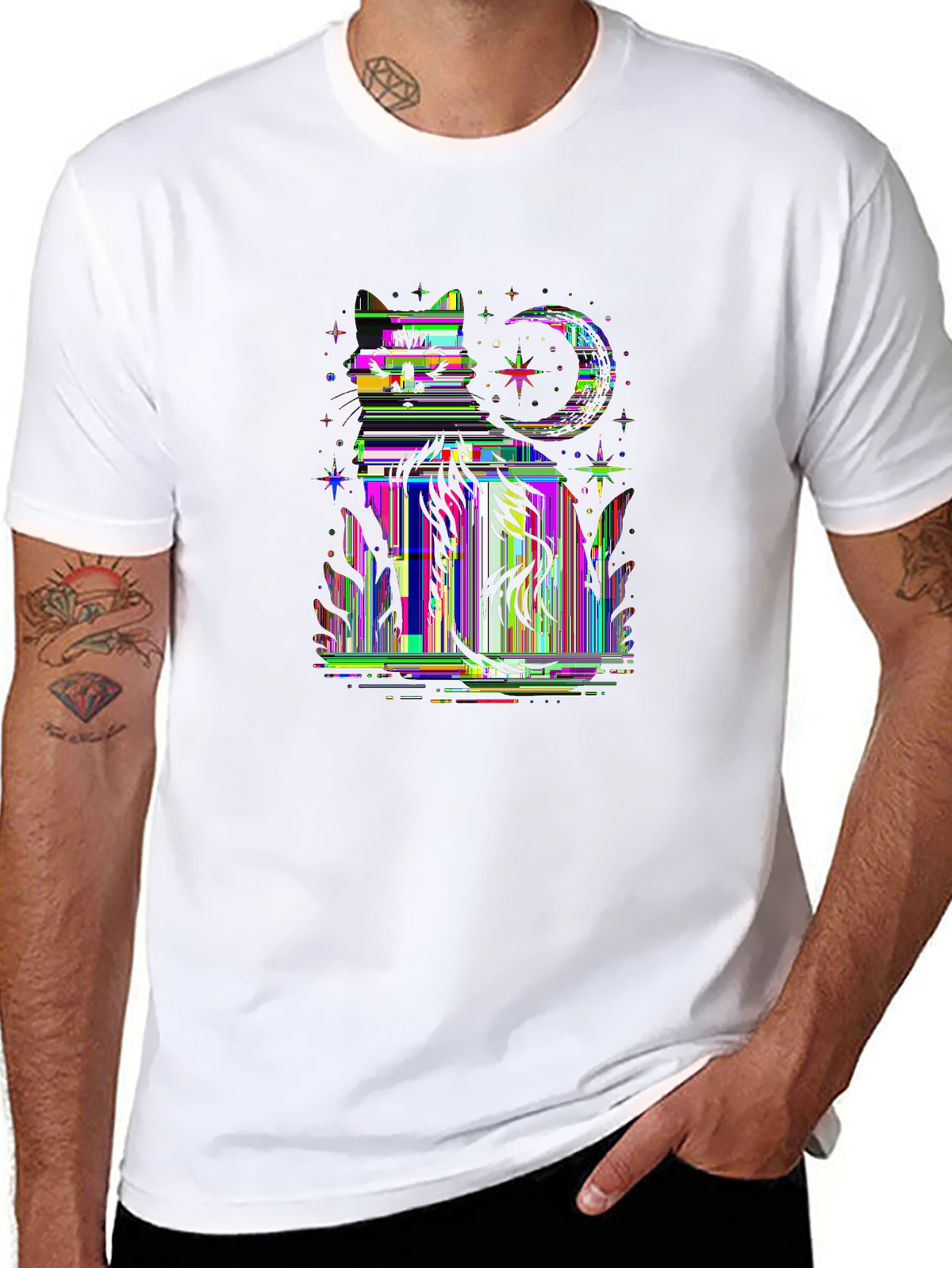 Pet Parent Tee – Black cat silhouette