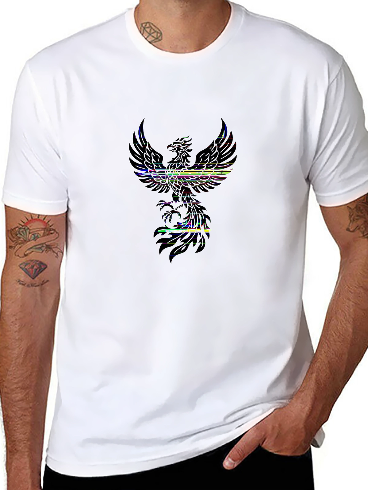 Mythical Legends Tee – Phoenix rising, flames